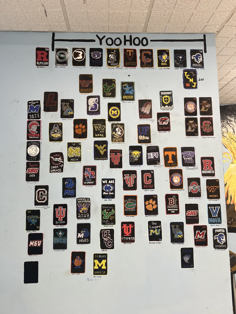 Another year down and another set of cards added to the wall!