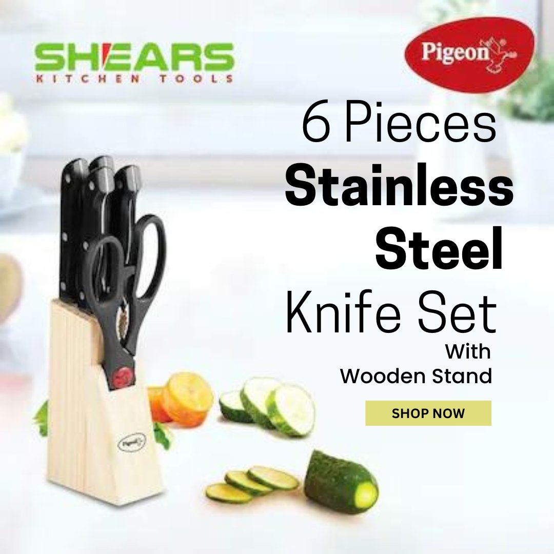 Kitchenkithub's tweet image. Enhance your kitchen with this 6-piece stainless steel knife set. Durable and sharp, these knives offer precision and come with covers for safe storage.#KitchenKnives #StainlessSteel  #KitchenEssentials 

Click here : kit.co/Kitchen.essent…