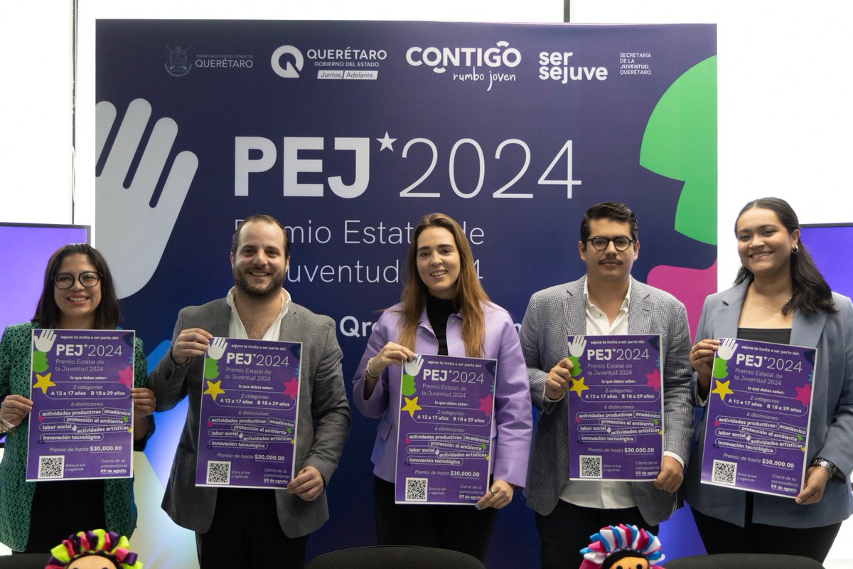 polemicaQro's tweet photo. #Querétaro #SEJUVE
Anuncian Premio Estatal de la Juventud 2024.
@SejuveQro @virginia_hdzv 
https://t.co/6UvZTSCaen https://t.co/EBL0gPrTt6