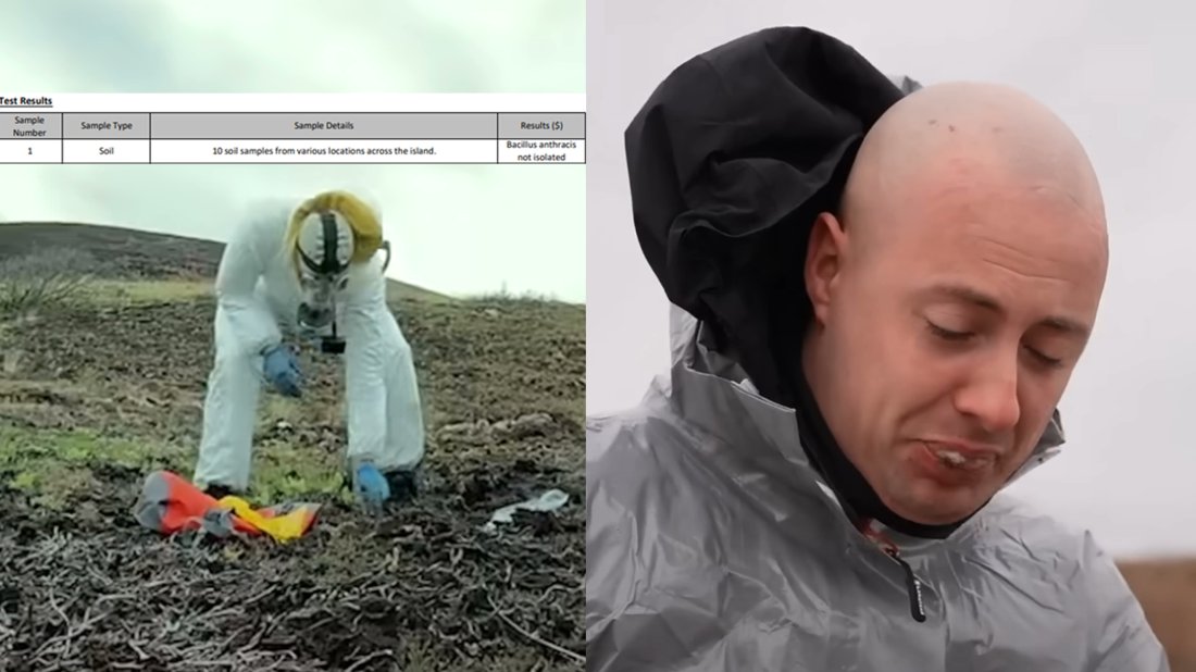 daratah's tweet image. Proved the soil of Anthrax Island was safe so people like Lord Baldy could eat it🥹