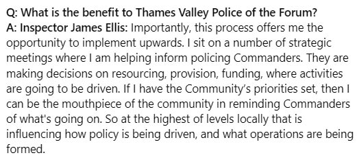 Chiltern & S Bucks Policing Issues Forum (@csbforum) on Twitter photo Broader reason to cast your vote in <a href="/CSBForum/">Chiltern & S Bucks Policing Issues Forum</a> survey - <a href="/TVP_Bucks/">TVP Buckinghamshire</a> Insp James Ellis from minutes of November meeting. #MakeYourMindUpTime
Last couple of days for survey: csb-forum.org/survey/
<a href="/MetrolandLife/">MetrolandLife</a> <a href="/markshaw43/">Mark Shaw</a> <a href="/KDicksonCSP/">Chalfont Mutterings</a> <a href="/TV_PCC/">Thames Valley OPCC</a> <a href="/thegriffter/">Griff - Fairness, truth and facts. #together</a> <a href="/MimiHarker/">Mimi Harker OBE - Presenter, Speaker, Trainer</a> <a href="/GXonline/">Gerrards Cross</a> Broader reason to cast your vote in <a href="/CSBForum/">Chiltern & S Bucks Policing Issues Forum</a> survey - <a href="/TVP_Bucks/">TVP Buckinghamshire</a> Insp James Ellis from minutes of November meeting. #MakeYourMindUpTime
Last couple of days for survey: csb-forum.org/survey/
<a href="/MetrolandLife/">MetrolandLife</a> <a href="/markshaw43/">Mark Shaw</a> <a href="/KDicksonCSP/">Chalfont Mutterings</a> <a href="/TV_PCC/">Thames Valley OPCC</a> <a href="/thegriffter/">Griff - Fairness, truth and facts. #together</a> <a href="/MimiHarker/">Mimi Harker OBE - Presenter, Speaker, Trainer</a> <a href="/GXonline/">Gerrards Cross</a>