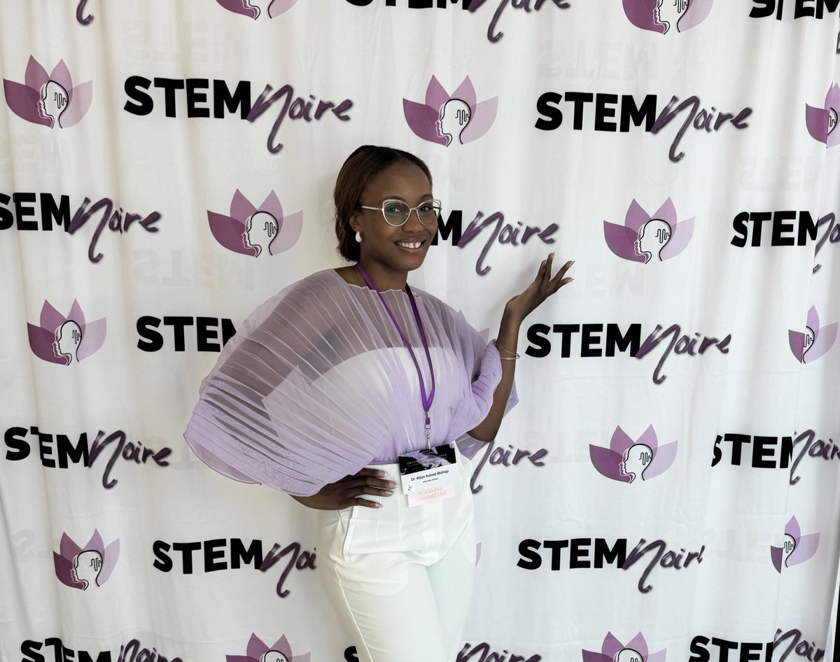 KilanBishop's tweet photo. It’s the first conference day of #STEMNoire2024 💜 

Four years of wellness, research, and community for us &amp; by us 🥰 https://t.co/A4ehbLM4i3