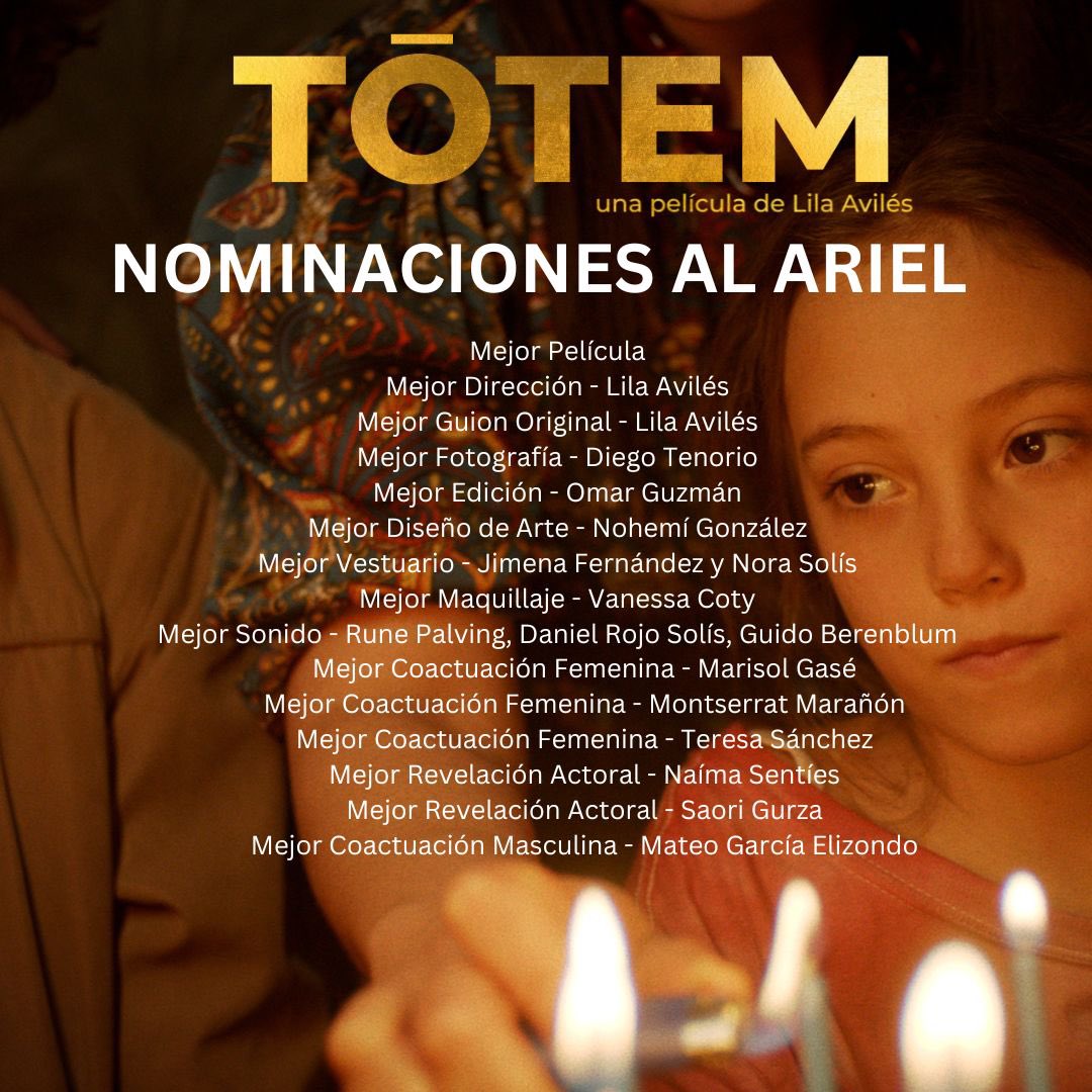 No había podido celebrar, por estar en otras latitudes internáuticas al otro lado del mundo!! Es una felicidad total las 15 NOMINACIONES! Un sueño total! 
Abrazo grande a todo el equipo T🐌TEM y sus hermosas nominaciones. Que felicidad ✨✨✨✨✨🎬 gracias <a href="/AcademiaCineMx/">AMACC</a>