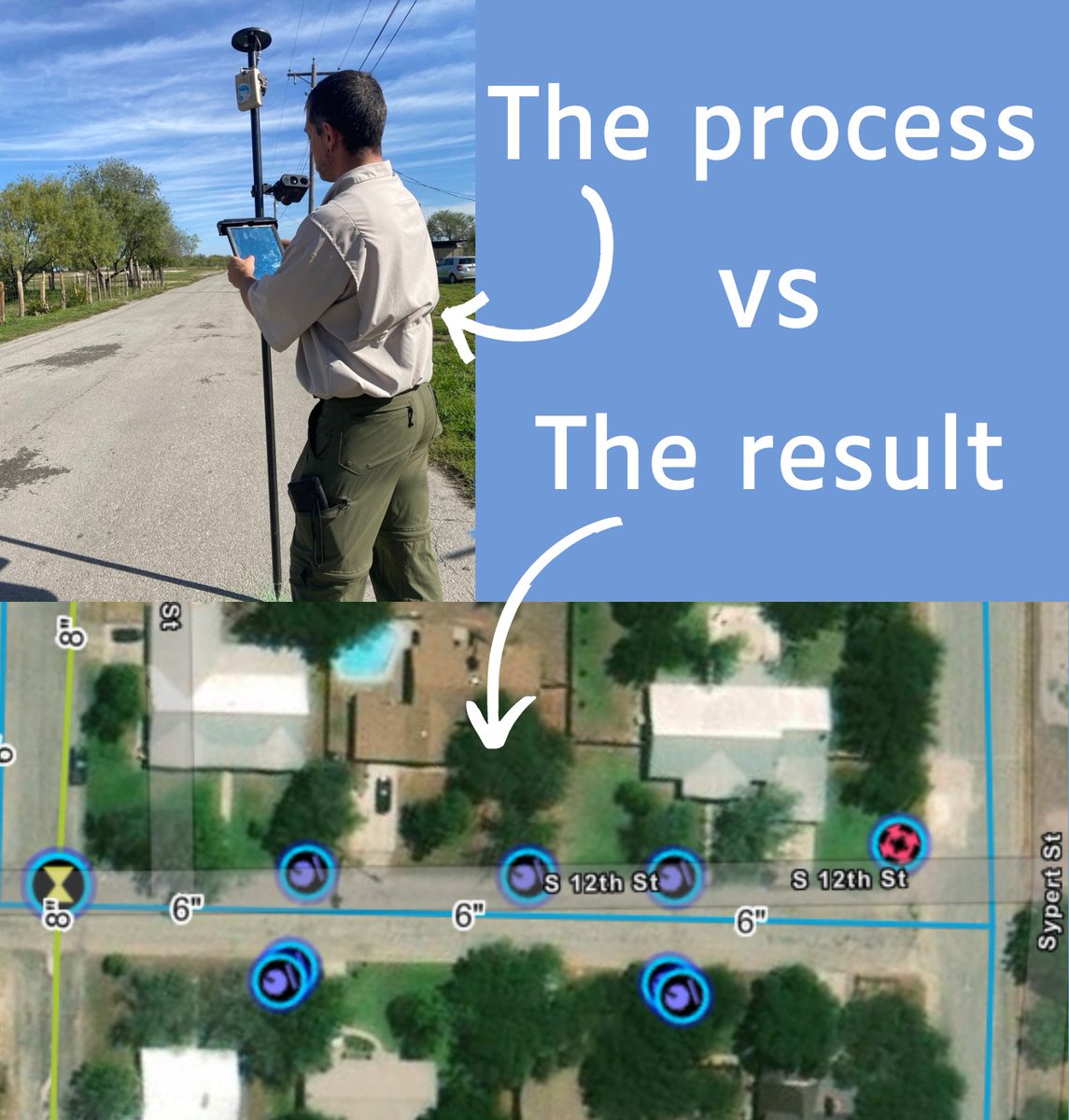Field to digital, never misplace an asset again. Our team can help you inventory assets with high accuracy GNSS and visualize your data to keep your operations running smoothly!
#EsriSolutions #EOS #TexasWater #GPS #HighAccuracyGNSS