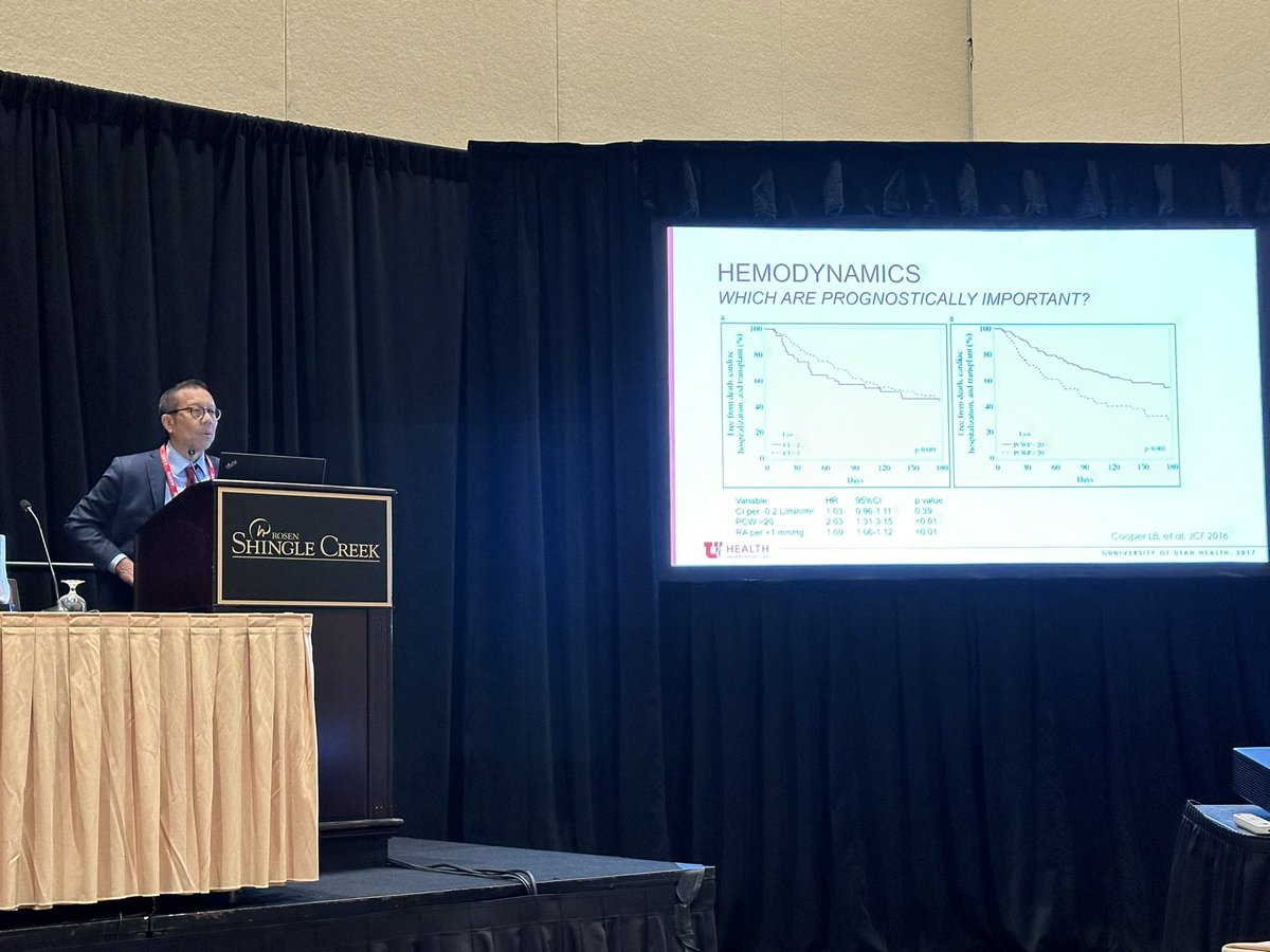Excellent hemodynamic talk by Dr Fang! We will ever be able to truly predict RV failure post LVAD?  #aahfn2024 <a href="/AAHFN/">American Association of Heart Failure Nurses</a> <a href="/JamesCFangMD/">James Fang</a>