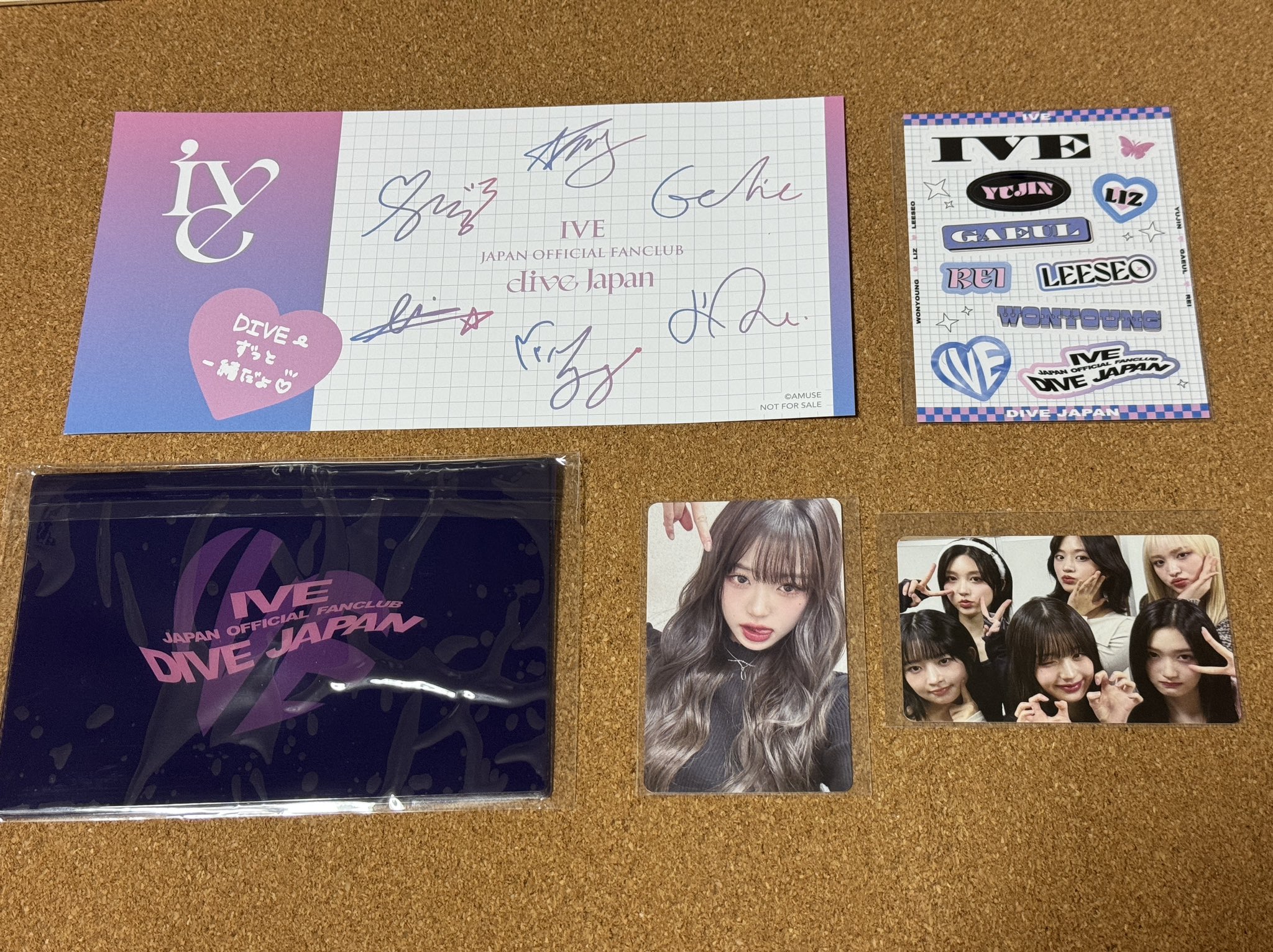 IVE DIVE JAPAN 長期会員 継続特典 ウォニョン FC トレカ IVE 長期会員