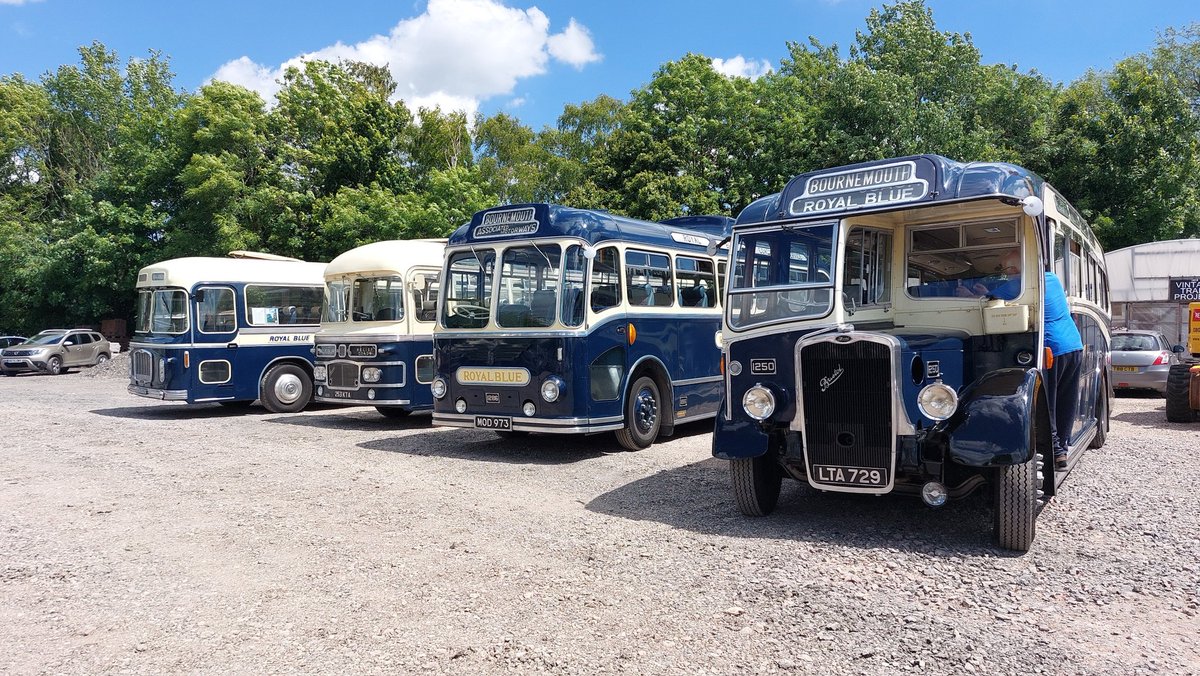 #RoyalBlueRun24 Coaches are now arriving at Salisbury (1700) after a fantastic lunch at the Swindon &amp; Cricklade railway (below). Photo Paul Jenkins