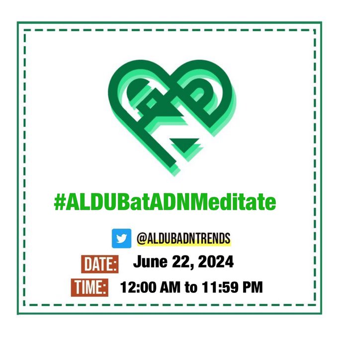 “To begin to meditate is to look into our lives with interest in kindness and discover how to be wakeful and free.” - Jack Kornfield

#ALDUBatADNMeditate
