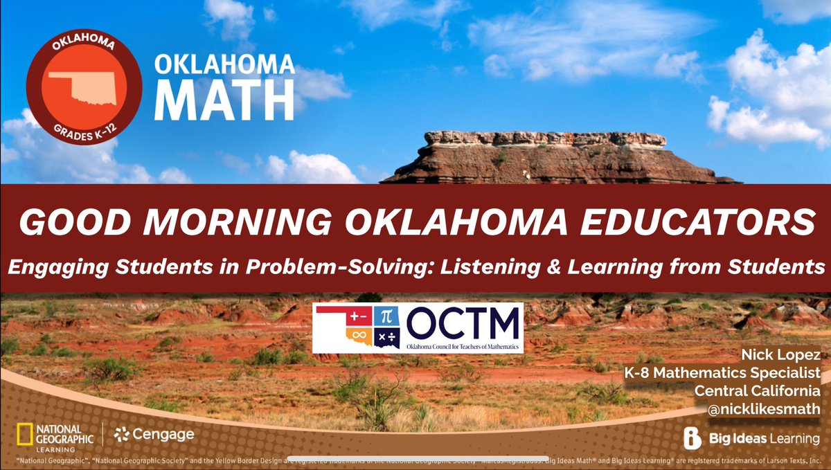 Nick Lopez (@nicklikesmath) on Twitter photo See you soon <a href="/ok_ctm/">OKCTM</a>! Join me as we seek ways to actively engage students with the Mathematical Actions and Processes. <a href="/BigIdeasMath/">Big Ideas Learning</a> <a href="/ExploreInside/">NatGeoLearning</a> See you soon <a href="/ok_ctm/">OKCTM</a>! Join me as we seek ways to actively engage students with the Mathematical Actions and Processes. <a href="/BigIdeasMath/">Big Ideas Learning</a> <a href="/ExploreInside/">NatGeoLearning</a>