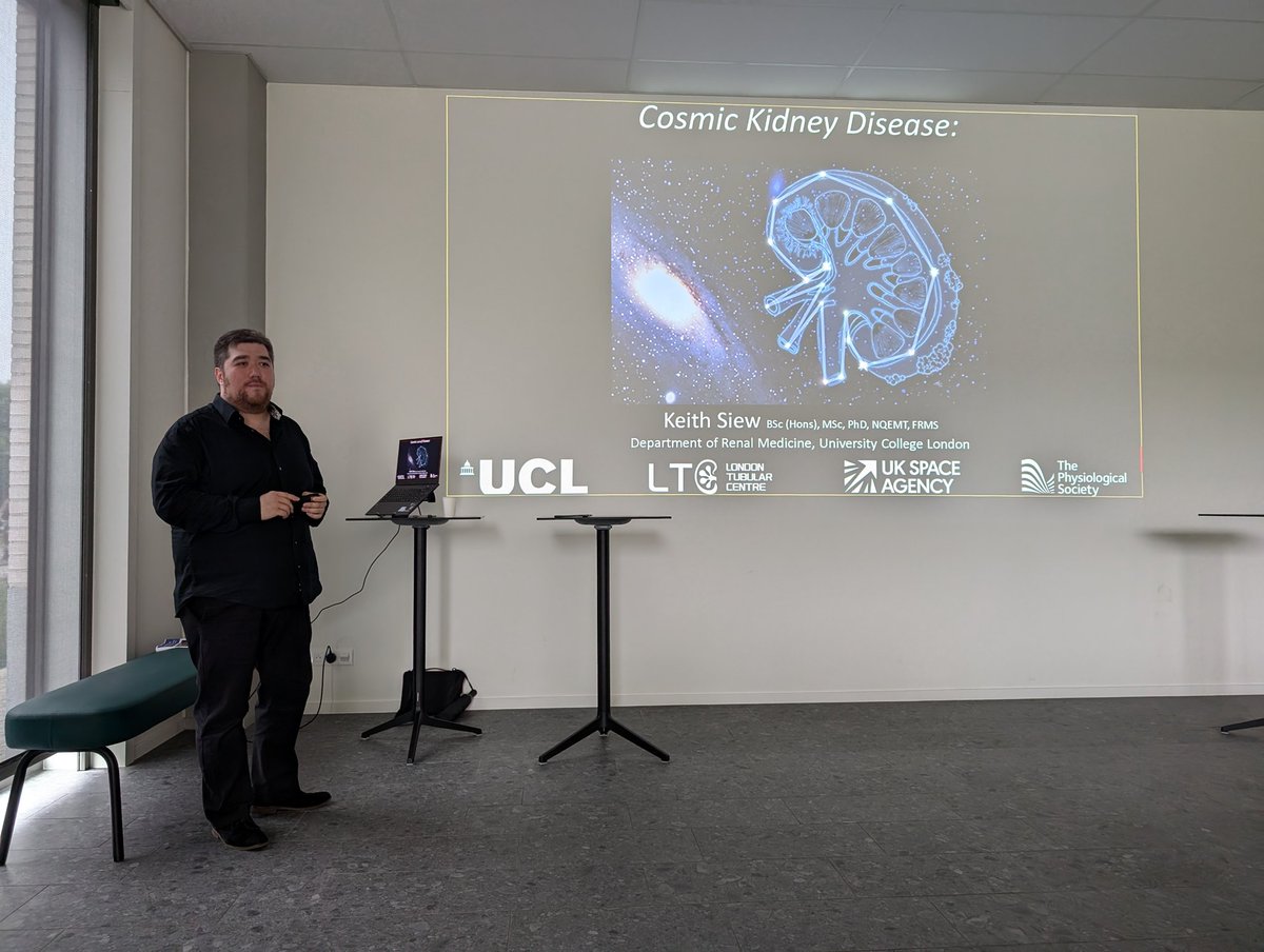 Eva D'haene (@eva_dhaene) on Twitter photo 🚀 <a href="/KeithSiew/">Keith Siew</a> took us to outer space this morning with a great seminar about the effects of spaceflight on the kidney. Cosmic kidney disease is a thing! Thanks for hosting <a href="/MichaelBVaughan/">Michael Vaughan</a> and <a href="/SVergult/">Sarah Vergult</a> ! 🚀 <a href="/KeithSiew/">Keith Siew</a> took us to outer space this morning with a great seminar about the effects of spaceflight on the kidney. Cosmic kidney disease is a thing! Thanks for hosting <a href="/MichaelBVaughan/">Michael Vaughan</a> and <a href="/SVergult/">Sarah Vergult</a> !