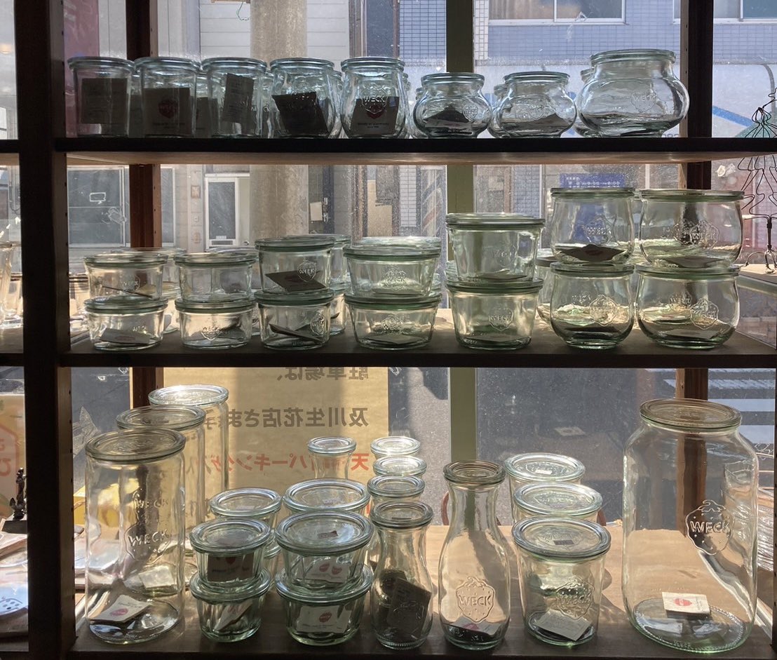 DROPS1997's tweet image. weck各種入荷いたしました。
#weck
#weckしてみた 
#福島市
#福島市雑貨屋