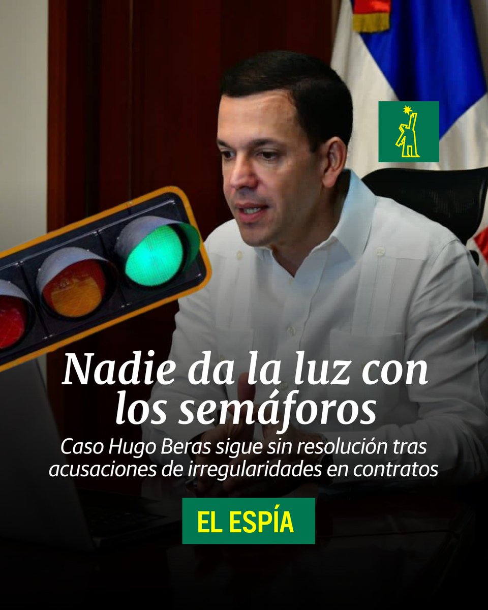 DiarioLibre's tweet photo. 🖋 | #ElEspía | ¿En qué quedó el caso de Hugo Beras y bajo qué condiciones operan los semáforos que regulan el tránsito en la capital?

🔗https://t.co/VGNwQYZYpb

#DiarioLibre #DLOpinión https://t.co/B2fEz4NQLN