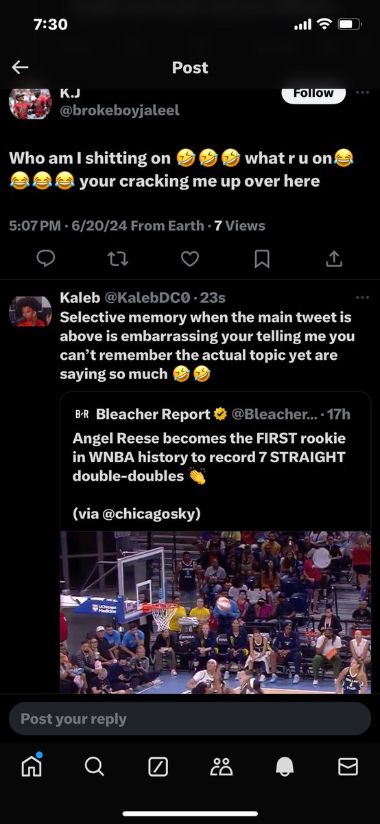 KalebDC0's tweet photo. @brokeboyjaleel @MylesGaffney9 @BleacherReport @chicagosky I’m misinformed and yet you’re the one acting like you all of a sudden don’t know what’s going on sounds like projection to me rather than you just responding to watch I actually said 🤷🏽‍♂️ https://t.co/r36juB62jU