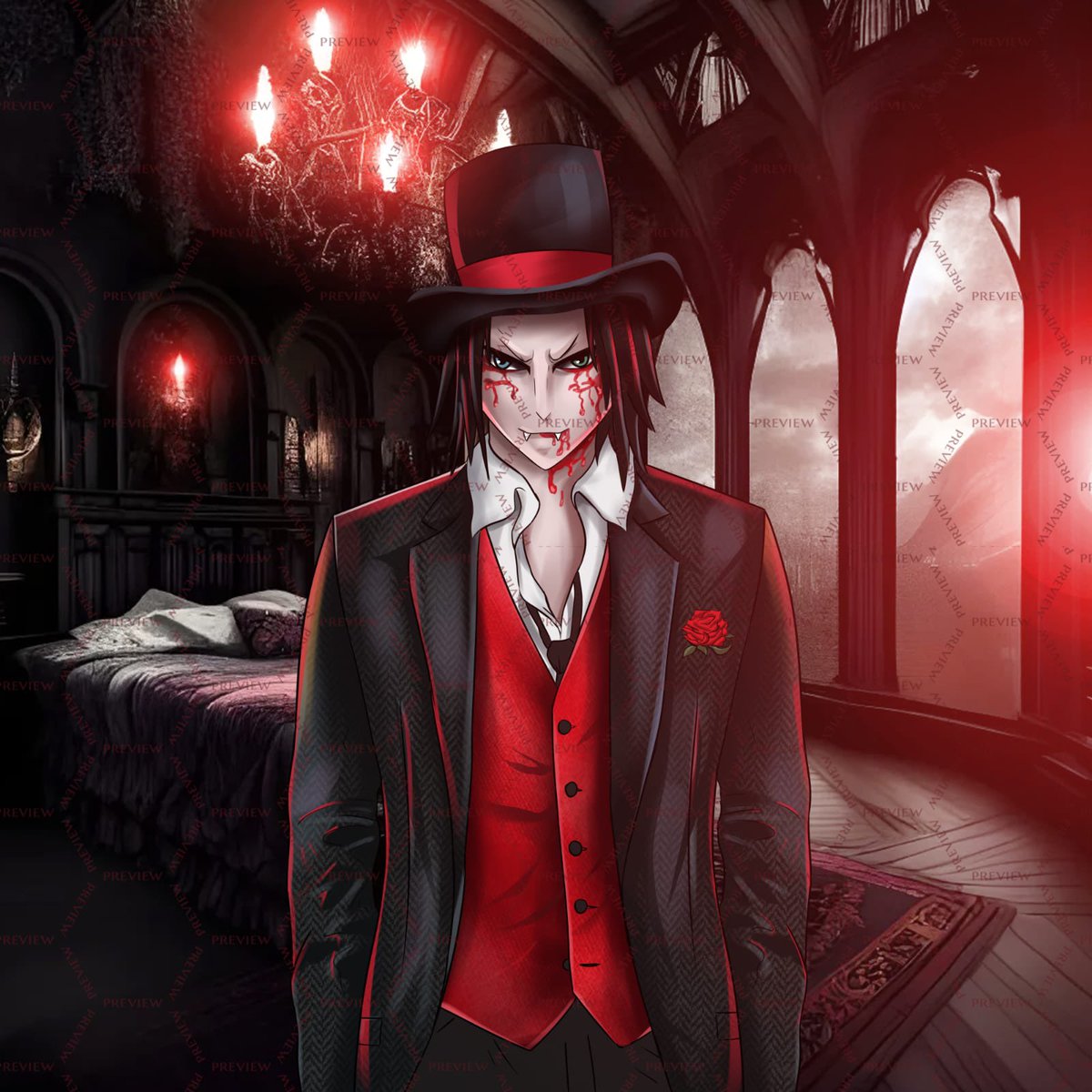 🦇🔞||Ahmar Hellsing||🧛‍♂️🔞 (redebut arc) tweet media