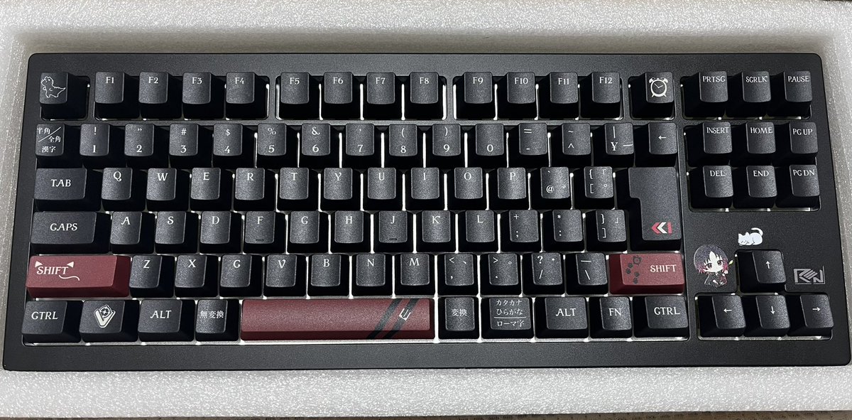 れんくんキーボード届いてた！めちゃかっこいい #如月れん #ぶいすぽ