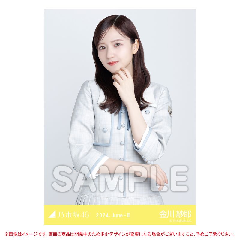 F8】乃木坂46 公式グッズ 生写真 1枚 金川紗耶 チュウ フラワー