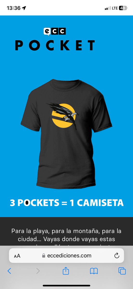 Las camisetas gratis con los Pockets!!