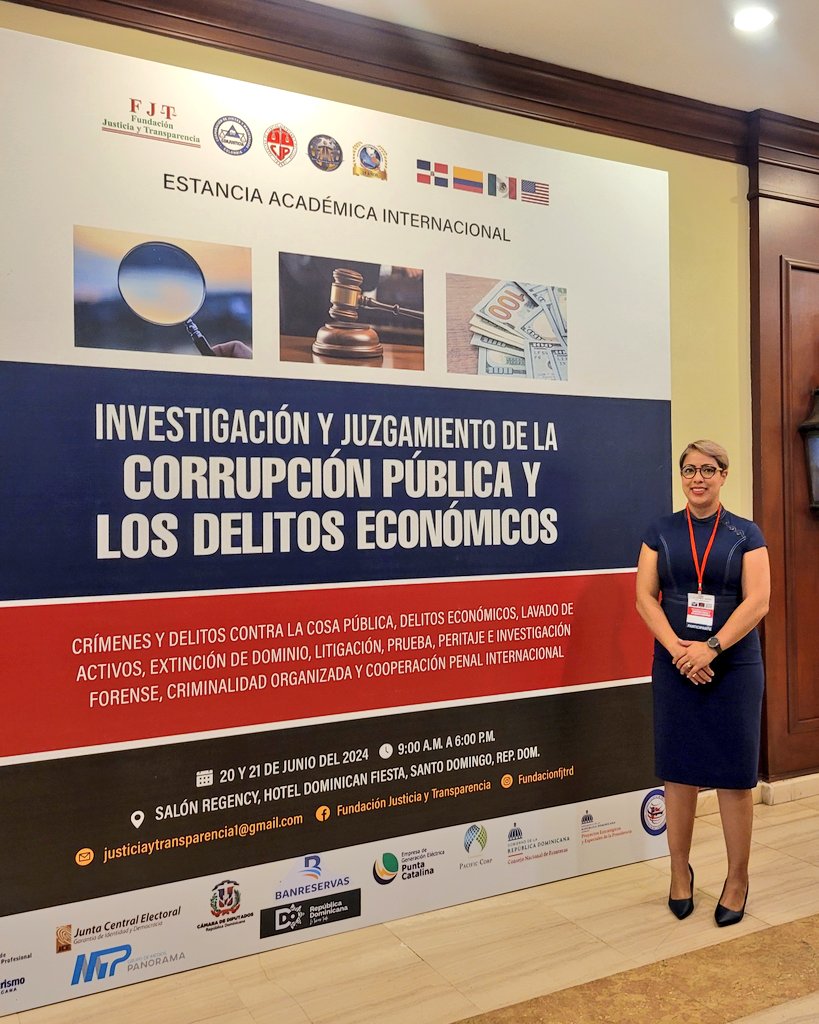 En el marco de la Estancia Académica Internacional "Investigación y Juzgamiento de la Corrupción Pública y los Delitos Económicos" organizado por la Fundación Justicia y Transparencia (FJT). 
#DerechoPenal #AbogadaPenalista #LitigaciónPenal