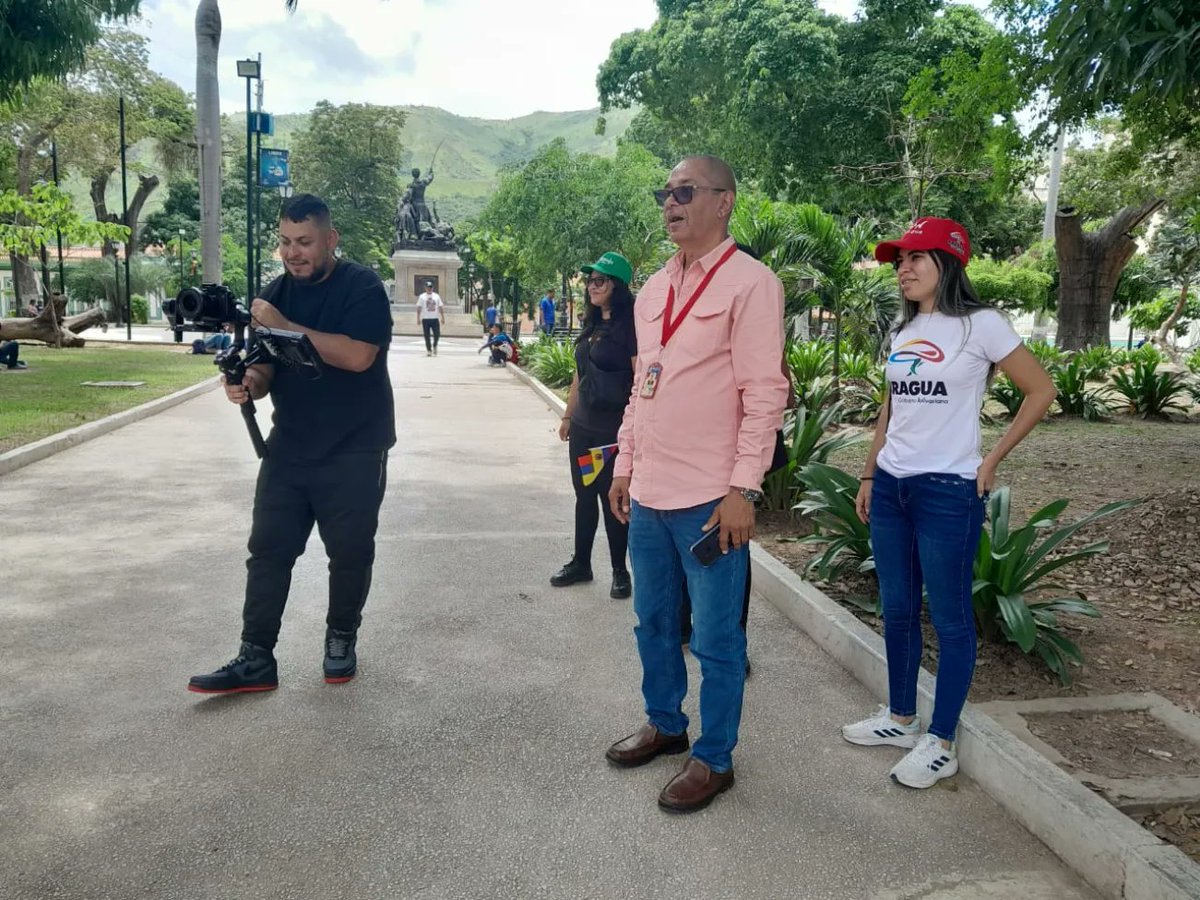 El Instituto Marca País estuvo realizando durante la presente semana trabajos audiovisuales en el estado Aragua, y dentro de su apretada agenda visitó la ciudad de La Victoria, donde fueron recibidos y atendidos por la Dirección Municipal de Turismo de Ribas