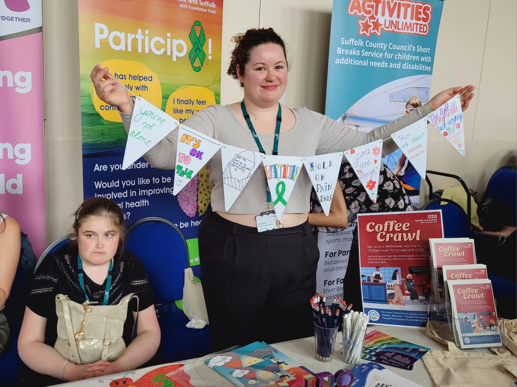 DeborahAnn70's tweet photo. On Wednesday, we attended the Suffolk Parent Carer Forum Event in Stowmarket - great to have the opportunity to talk all things 'participation'@NSFTtweets with parents, carers and professionals and the young people from @cfypparticip8 delivered an inspirational presentation!💙🌈 https://t.co/kcQtxXIOt7