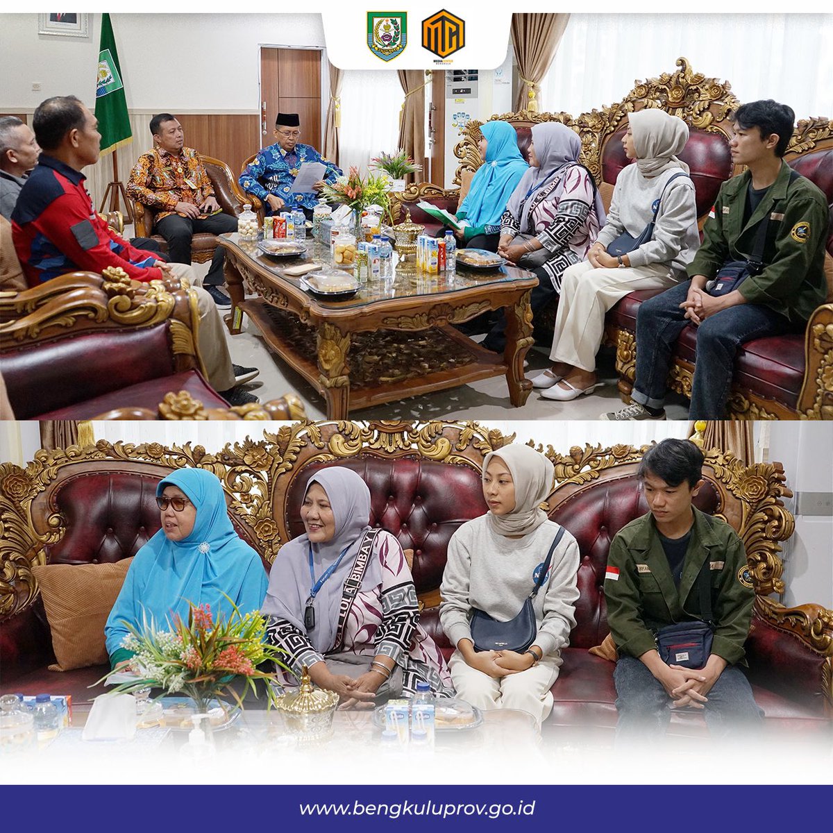 mediacenterBKL's tweet photo. Sekretaris Daerah (Sekda) Isnan Fajri, menerima audiensi Audiensi/Silaturahmi Robotik Organizing Committee Indonesia (ROCI) Daerah Bengkulu diRuang kerja Sekertaris Daerah Jum'at (21/06/2024). https://t.co/H4qYJaKqgk