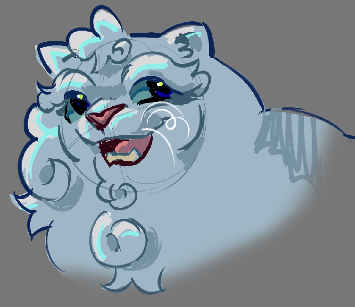 NightyStormArt's tweet image. back to my wacom for a bit &amp;lt;/3 #cloudtail