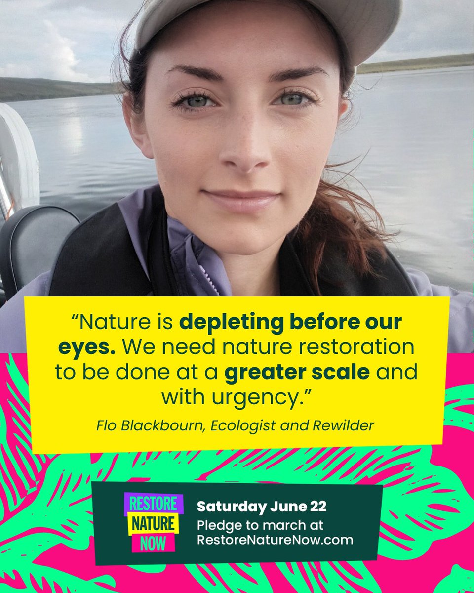 Rewilding Britain (@rewildingb) on Twitter photo <a href="/RNNMarch/">Restore Nature Now</a> Ecologist <a href="/FloBlackbourn/">Florence Blackbourn</a>, star of #WhyNotScotland doc produced by <a href="/ScotlandTBP/">SCOTLAND: The Big Picture</a>, will be speaking with our CEO Rebecca on the main stage on the future of nature in Britain. #rewilding #RestoreNatureNow (2/3) <a href="/RNNMarch/">Restore Nature Now</a> Ecologist <a href="/FloBlackbourn/">Florence Blackbourn</a>, star of #WhyNotScotland doc produced by <a href="/ScotlandTBP/">SCOTLAND: The Big Picture</a>, will be speaking with our CEO Rebecca on the main stage on the future of nature in Britain. #rewilding #RestoreNatureNow (2/3)