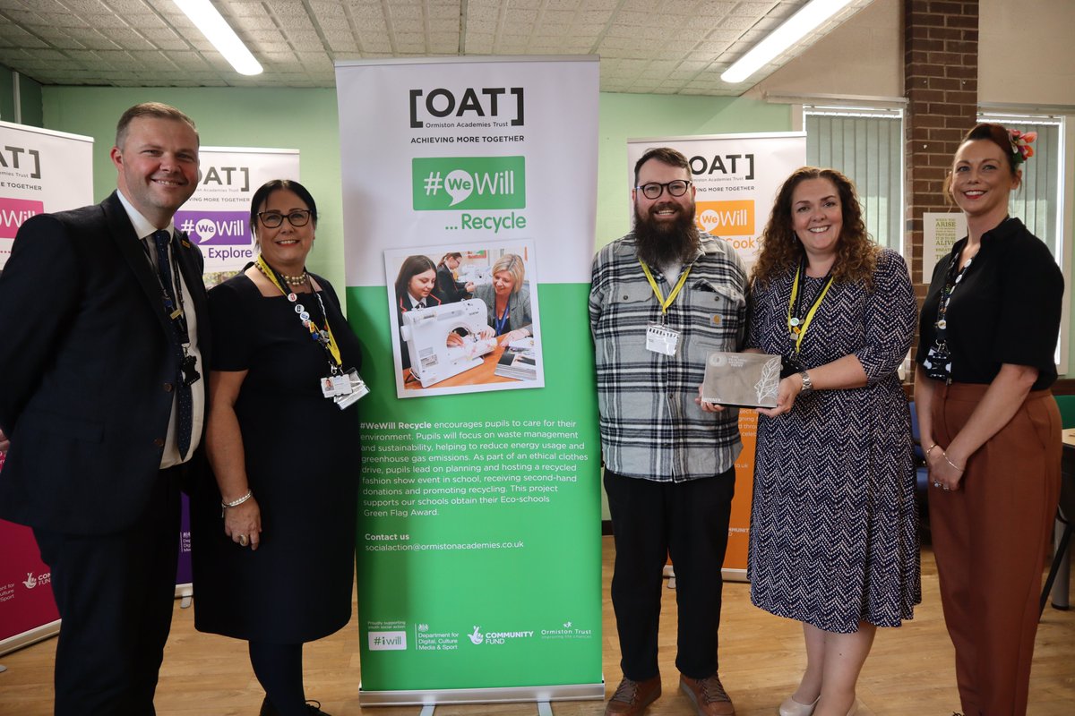 OrmistonAcads (@ormistonacads) on Twitter photo We're so pleased with our recent, Silver Award for Impact through Partnership in <a href="/TeachingAwards/">The Pearson National Teaching Awards</a>.
Our #youthsocialaction campaign #WeWill brought our trust & academies together with community groups like <a href="/enrichedu/">Enrich Education</a> & <a href="/KeepBritainTidy/">Keep Britain Tidy</a>. These partnerships empowered our pupils to We're so pleased with our recent, Silver Award for Impact through Partnership in <a href="/TeachingAwards/">The Pearson National Teaching Awards</a>.
Our #youthsocialaction campaign #WeWill brought our trust & academies together with community groups like <a href="/enrichedu/">Enrich Education</a> & <a href="/KeepBritainTidy/">Keep Britain Tidy</a>. These partnerships empowered our pupils to