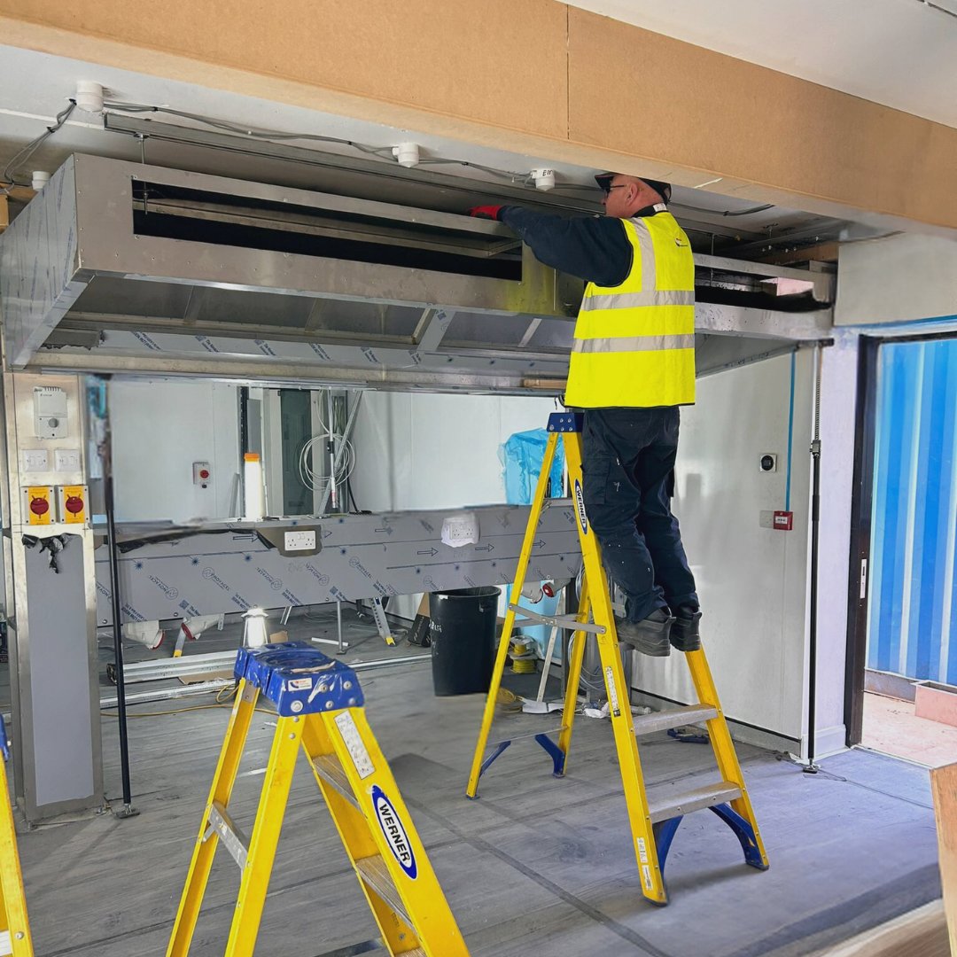 TargetCatering's tweet image. At Target we have measures in place to quality assure each individual commercial kitchen canopy installation.🎯🔥

Do you have a upcoming project and need a Targets help?📲 Call us today to speak to a Target specialist consultant.💯