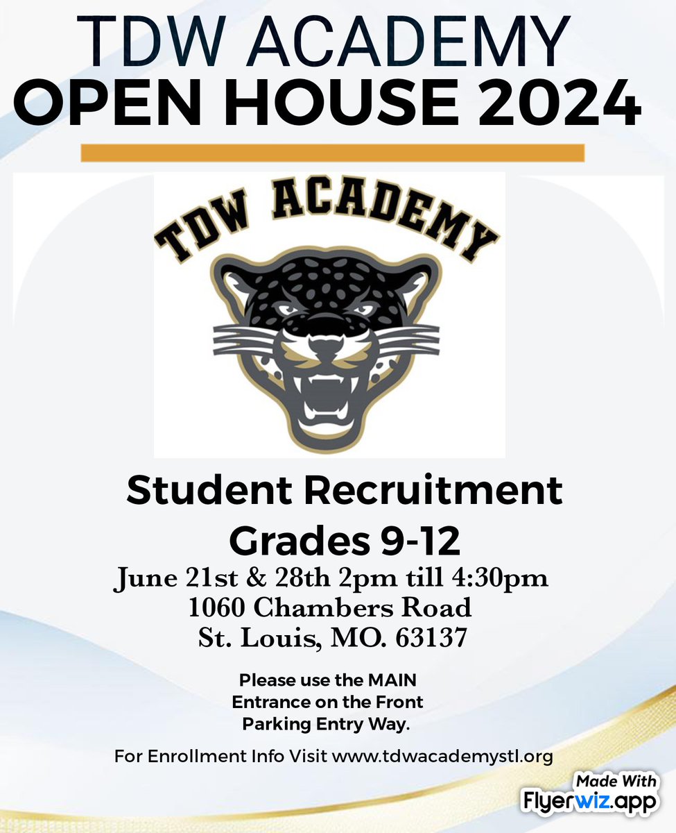 TDWJagsFootball's tweet image. JOIN THE #JAGUARPRIDE TODAY! #StudentOpenHouse #JAGUARSTRONG 🐆🐆💪💪