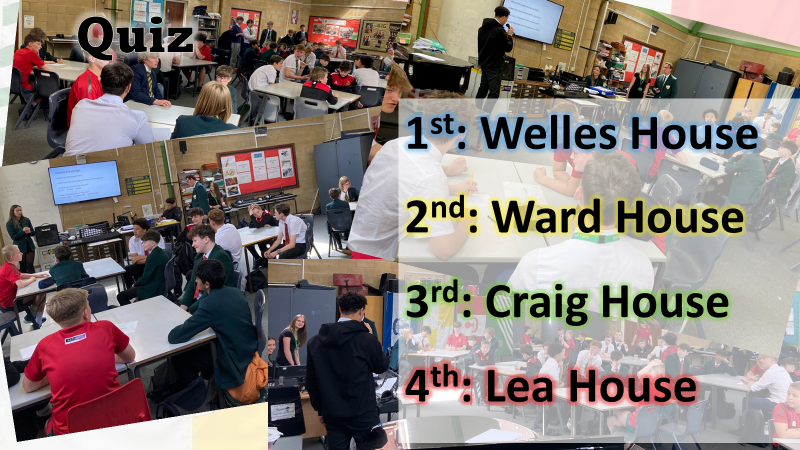 SandbachXtra's tweet photo. HOUSE QUIZ 🏆
Results are in!

Much needed win for @House_Welles today in the 2nd annual House Quiz. 

Many thanks @CraigHouse_ @house_lea @WardHouse_ for competing and @sandbachhbgt for running the event!

#HousePride @SandbachSchool #GetInvolved #Opportunity https://t.co/55D4dgtY0i
