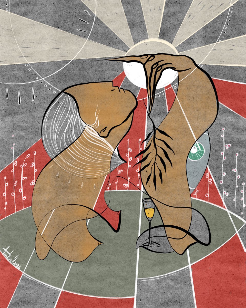 Happy Summer solstice!🌞
That’s my “Midsummer” painting from 2022 year

#summersolstice