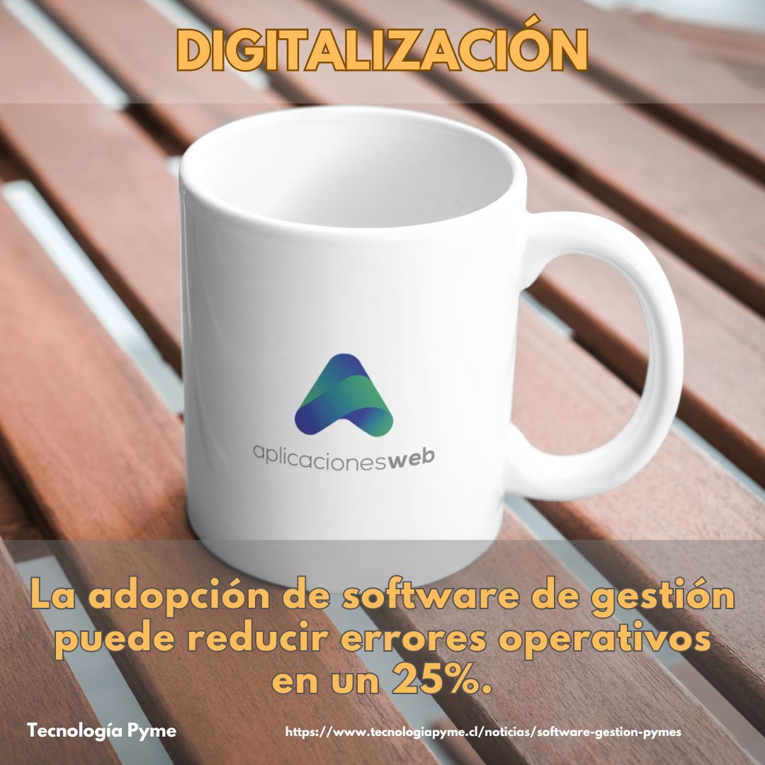 La adopción de software de gestión por parte de las #pymes puede reducir errores operativos en un 25% #digitalización
