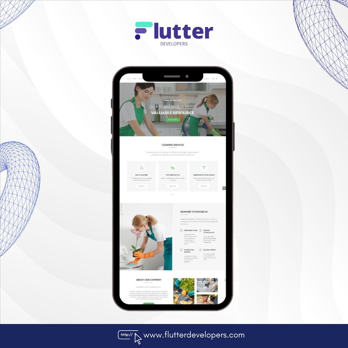 FlutterDevsLLC's tweet image. Experience the essence of timeless style with our meticulously created cleaning website.
------
Contact us today to get your website! flutterdevelopers.com
.
#Flutter #mobileappdesign #uiux #userexperience #appdevelopment #appdesign #userfriendly #successfulapps #happyusers