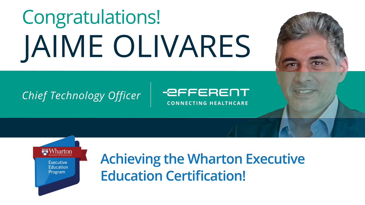 We are thrilled to announce that our CTO, Jaime Olivares, has successfully completed the prestigious Wharton Executive Education Certification

This achievement is a testament to his relentless dedication, hard work, &amp; commitment to continuous learning and professional growth