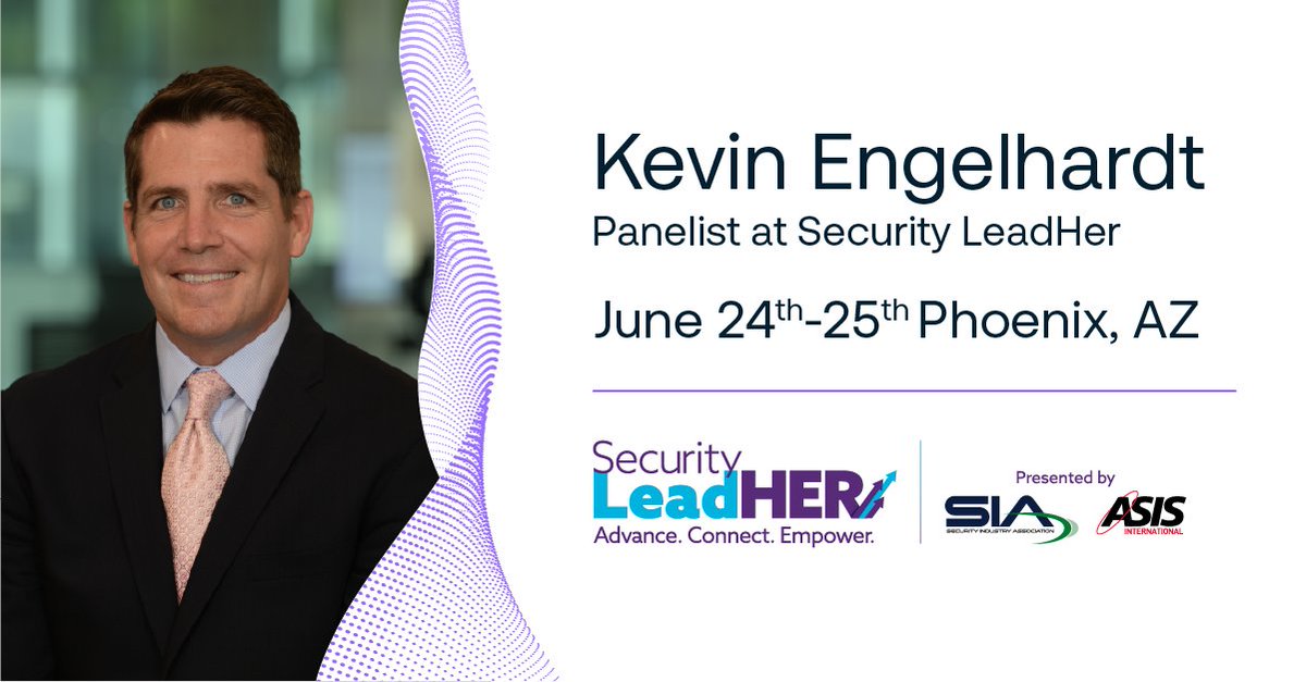 We are thrilled to announce that Kevin Engelhardt, President of Securitas Technology North America, will be part of a panel of leaders at Security LeadHER, an event focused on the advancement of women in the security industry.

🔴🔴🔴

#SecuritasTechnology #WomenInSecurity