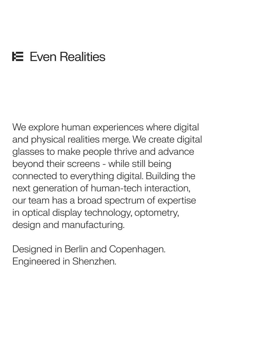 Even Realities tweet media