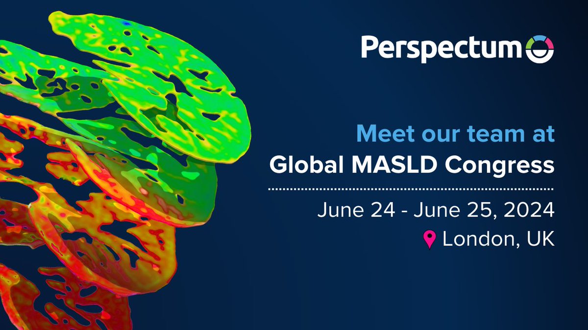 PerspectumGroup's tweet photo. Perspectum’s CEO, Rajarshi Banerjee, will present at the 7th Global MASLD Congress on June 25th. Join us for “Recent Updates in MASH Pathogenesis: Find it, Treat it, Fix it.” Discover our advancements in MASH trials. #MASLD

https://t.co/62Icey7A94 https://t.co/9yzFN8jEtT
