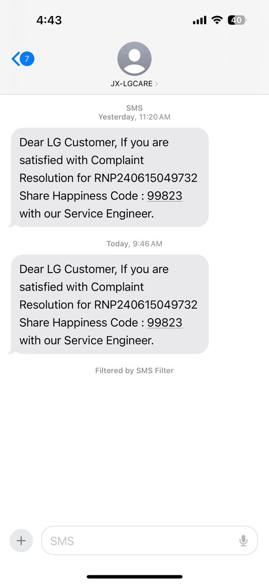 ashish_o24's tweet photo. @LGIndia @LGUS Complain was logged a week ago for AC issue. Both tickets are either closed or cancelled without resolutions and any prior  information. Suffering from heat since last week. Disappointed with such poor service. https://t.co/x8uUT71Lf5