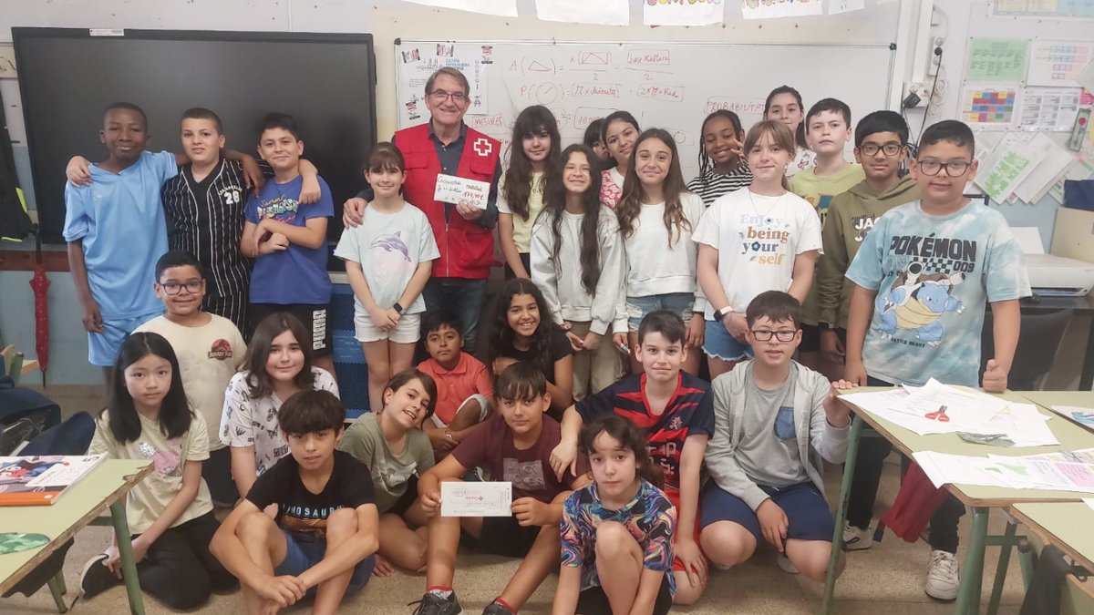 Els alumnes de 5è de l'escola Anselm Clavé de #Ripollet van pensar en nosaltres com a beneficiaris dels ingressos de la seva cooperativa escolar. Moltíssimes gràcies a totes i tots!

#solidaritat #creurojacerimo #cooperativesescolars