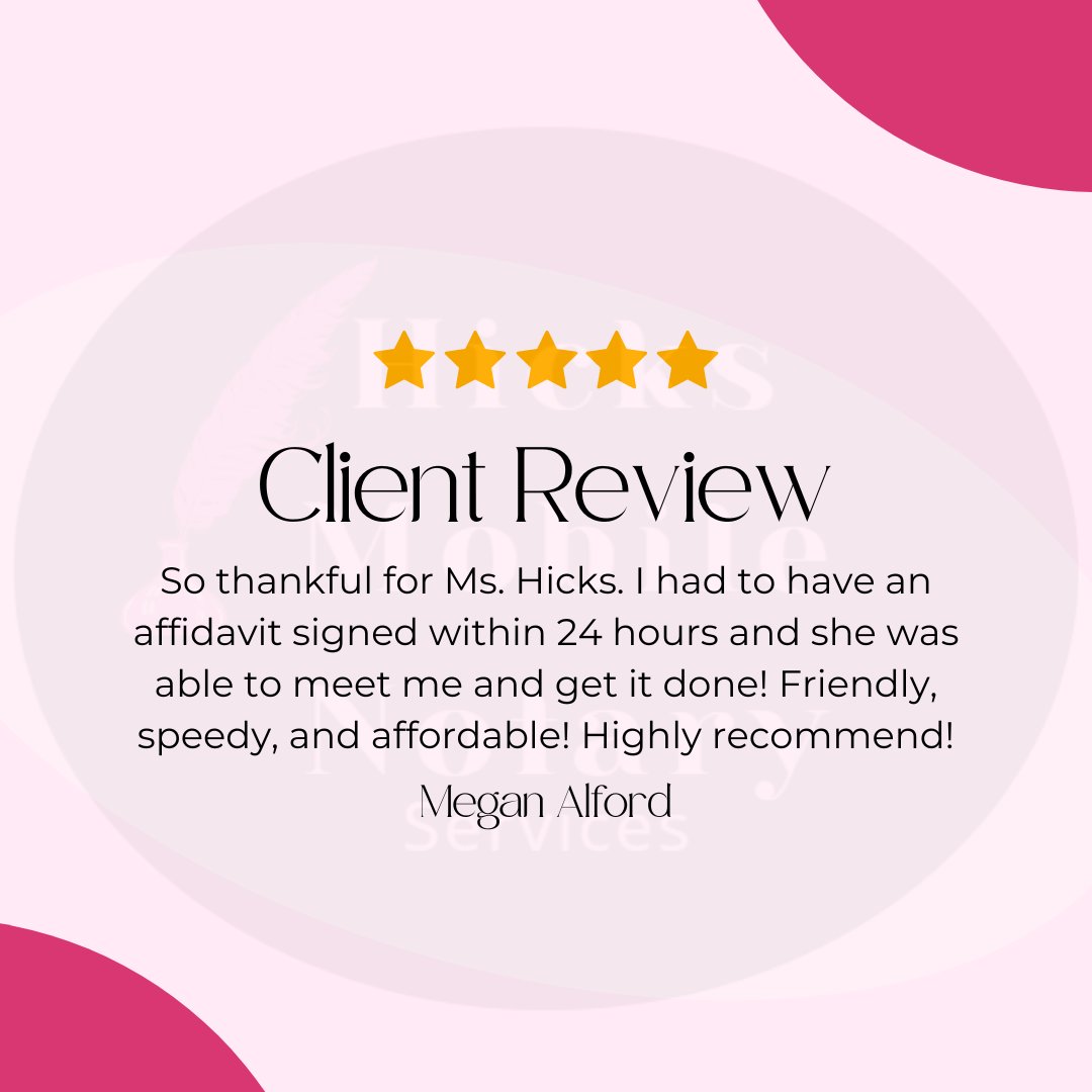 Professional, convenient, reliable mobile notary services that leave our clients satisfied. 🖋️ #MobileNotary #SatisfiedClients