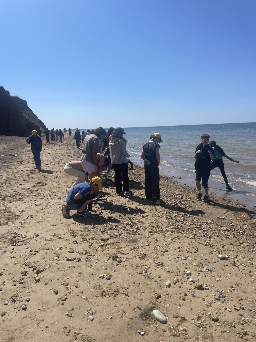 Fossil hunting on our final morning - we are going to miss these views!
