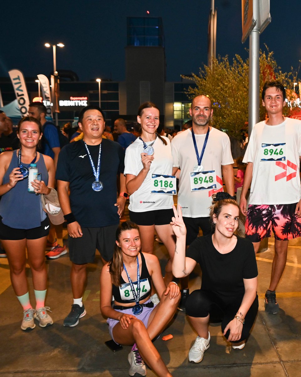 Quadcode_Career's tweet image. ⚡️ Code! Run! Succeed! 🚀 That’s our motto at #Quadcode whenever we hit the trail or conquer a new urban race! 🏃♂️
👏 A big shoutout to all the #Quadcoders who joined us for the #UndertheMoon race last week, braving the heat with unwavering spirit! ☀️