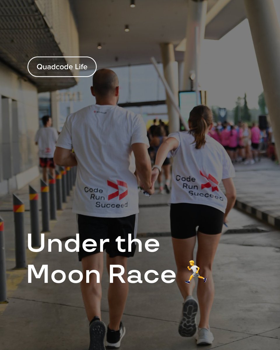 Quadcode_Career's tweet image. ⚡️ Code! Run! Succeed! 🚀 That’s our motto at #Quadcode whenever we hit the trail or conquer a new urban race! 🏃♂️
👏 A big shoutout to all the #Quadcoders who joined us for the #UndertheMoon race last week, braving the heat with unwavering spirit! ☀️