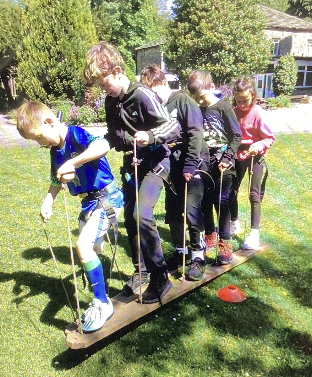 TheIdleCofE's tweet photo. Group 5 had a fun filled morning on the high ropes. As they waited for their turn, they challenged themselves to some teamwork games and problem solving tasks. #courage #love #joy https://t.co/Fe713AZPHZ