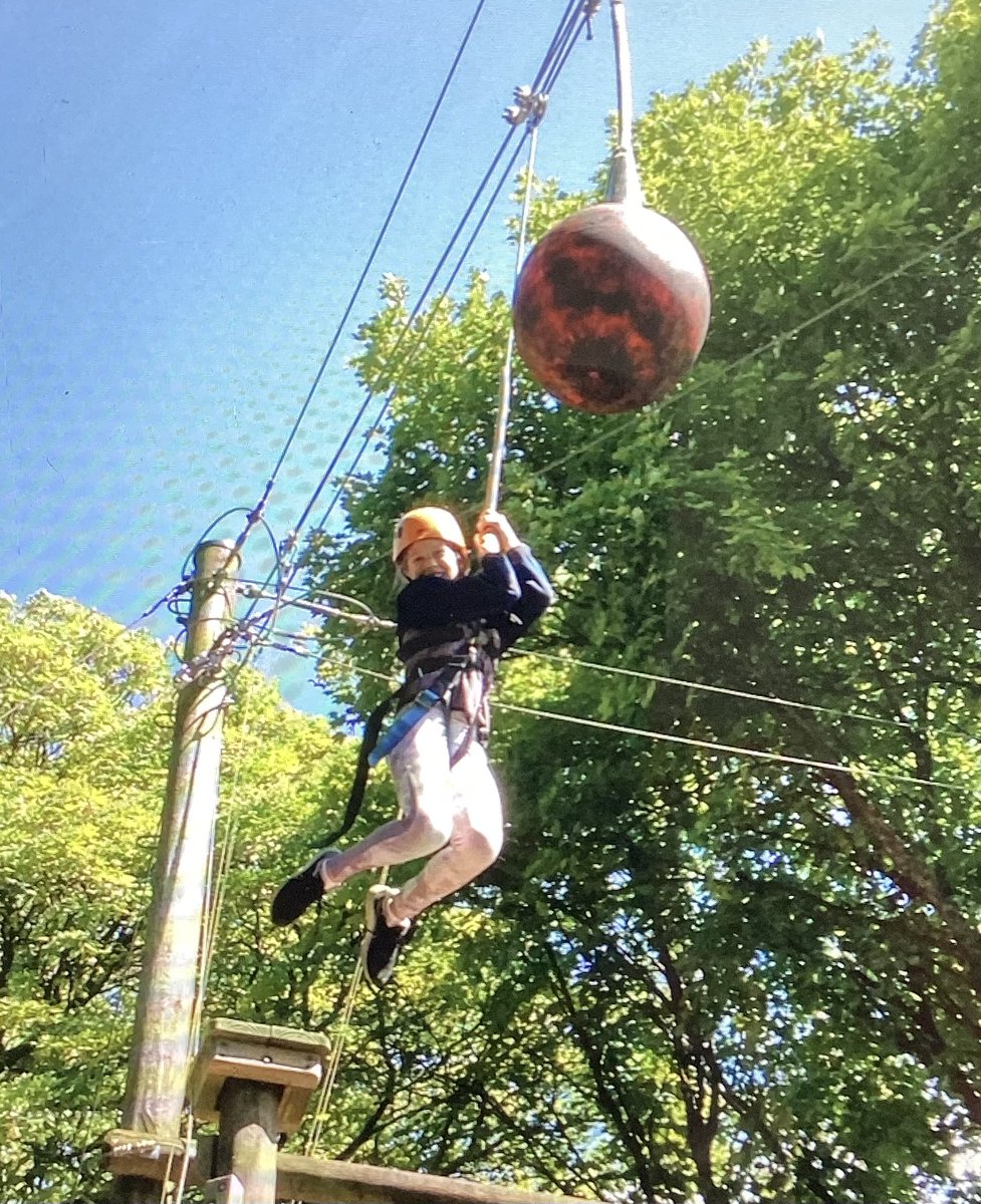 Group 5 had a fun filled morning on the high ropes. As they waited for their turn, they challenged themselves to some teamwork games and problem solving tasks. #courage #love #joy
