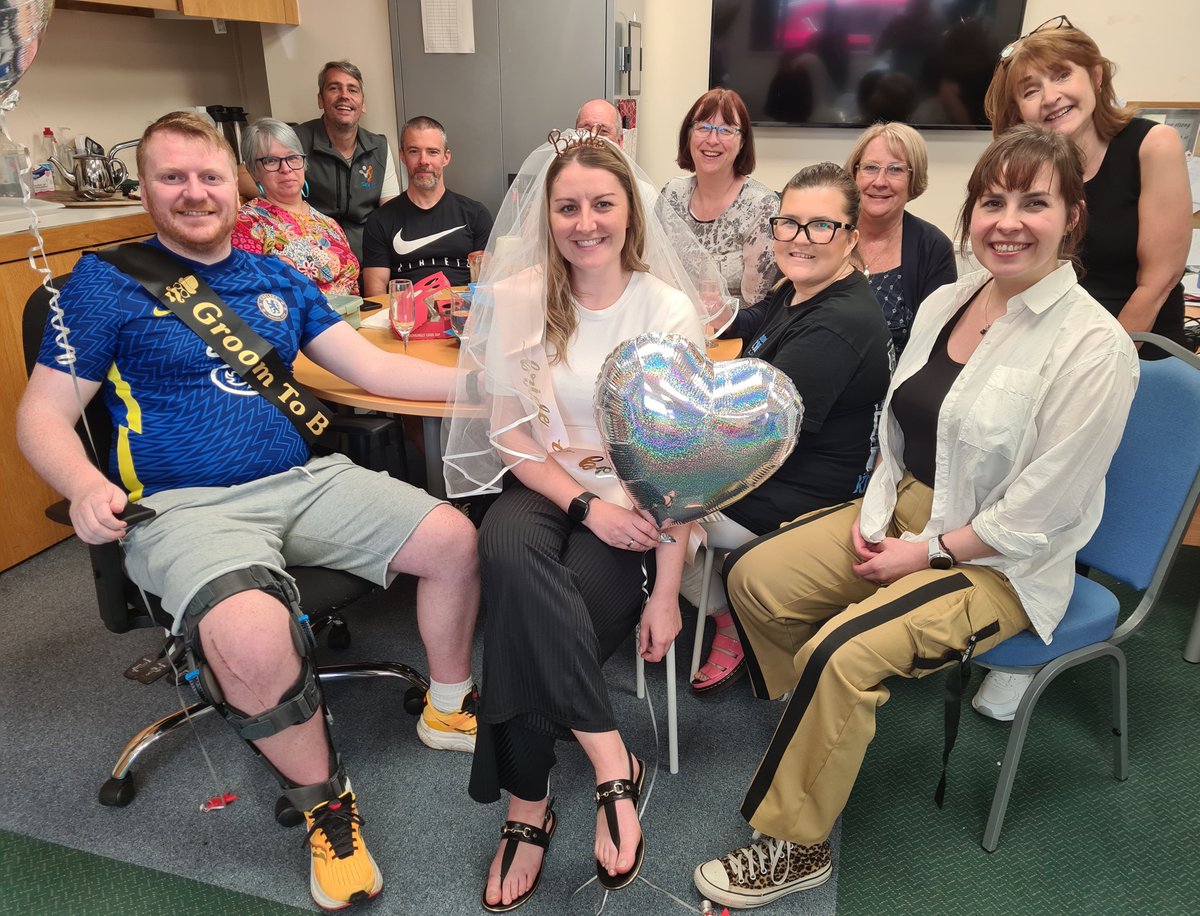 Celebrations in the office today as we wave Sophie and Liam off to their wedding overseas next week. #gettingmarried #happyweddingday 🥂