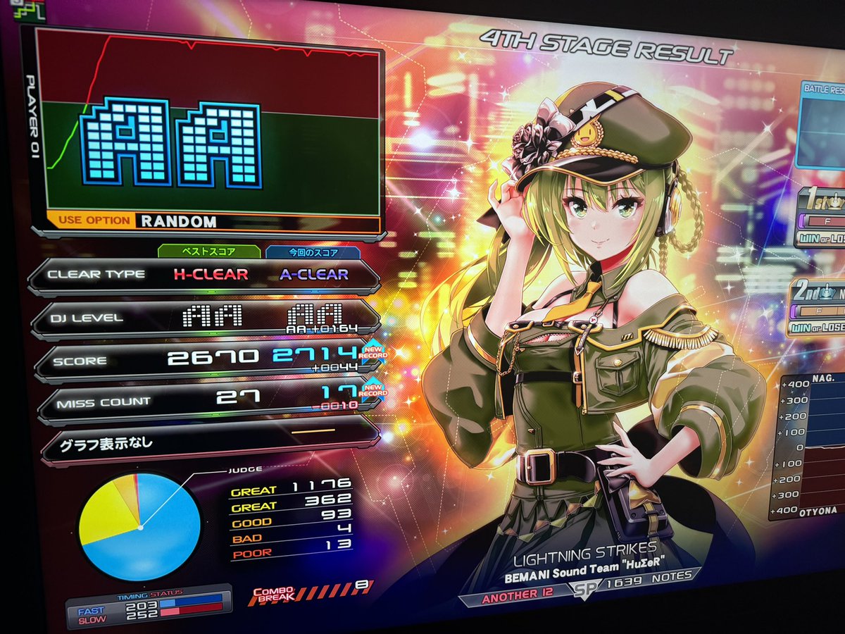 あとランプ更新とスコア伸び！