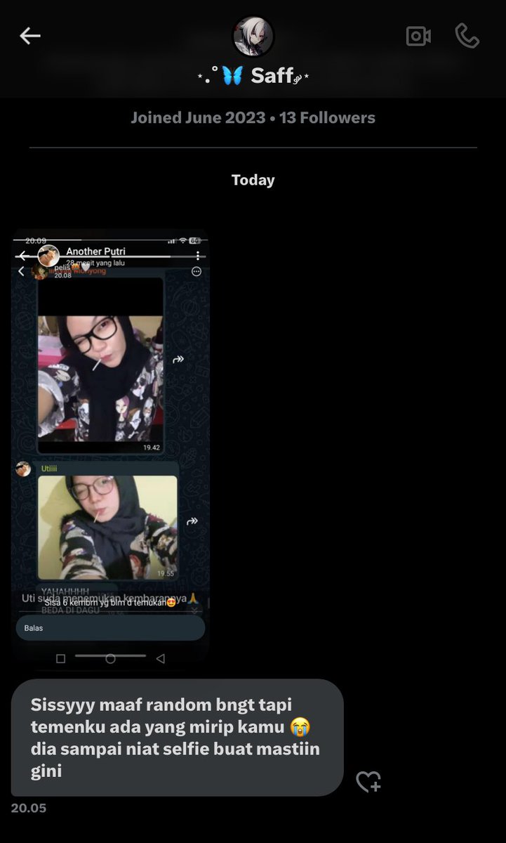 YA ALLAH TELAH ENGKAU PERTEMUKAN AKU DENGAN KEMBARANKU 😭😭😭😭 mana beneran mirip HSBSHSBS TRUS PIYAMANYA JG SAMA???????? 😭😭😭