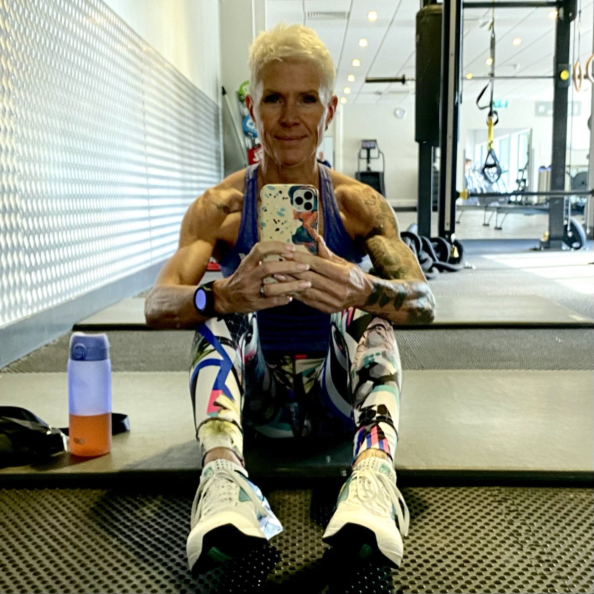 GinetteSear1's tweet photo. Another muscle shredding, mind building Pump app workout completed!
For a total mind & body rebuild try the Pump app - free trial available!
@Schwarzenegger @ketch @AdamBornstein
#gym #inspiration #motivation #dedication #muscle #lean #olderathlete #thisis58 #health #woman https://t.co/QfYBO8reWk